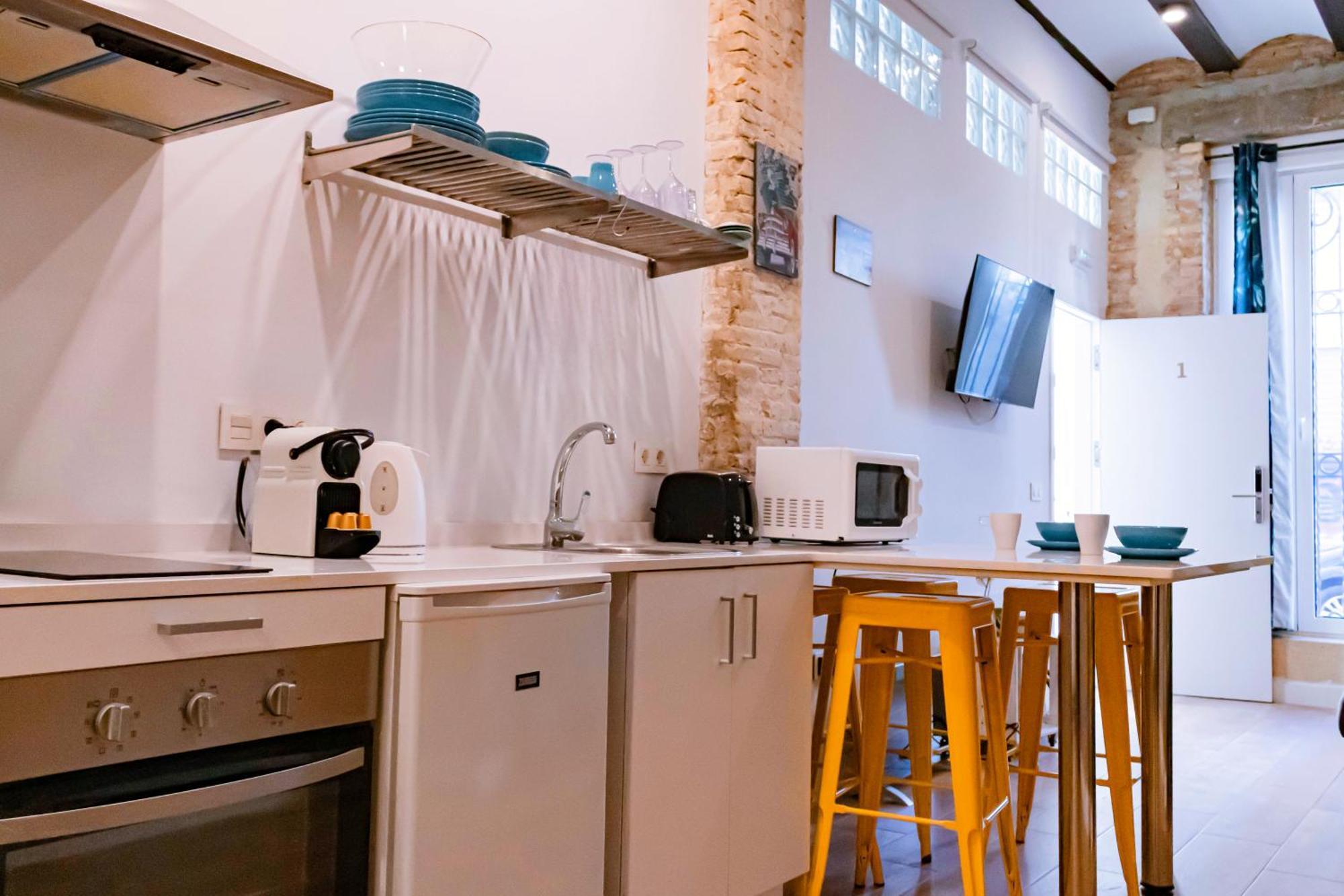 Loft Independiente Con Piscina Compartida En Centro De Valencia Luaran gambar