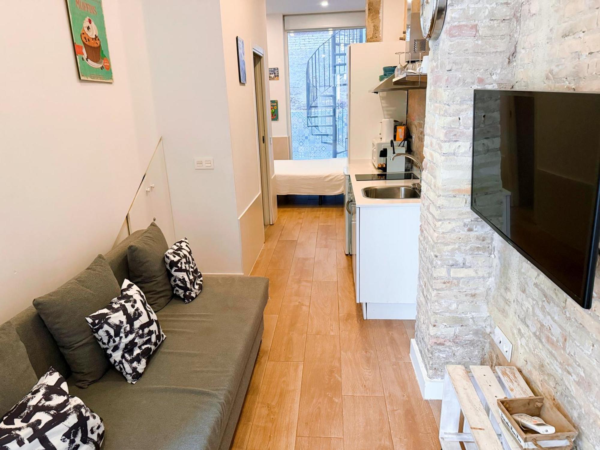 Loft Independiente Con Piscina Compartida En Centro De Valencia Luaran gambar