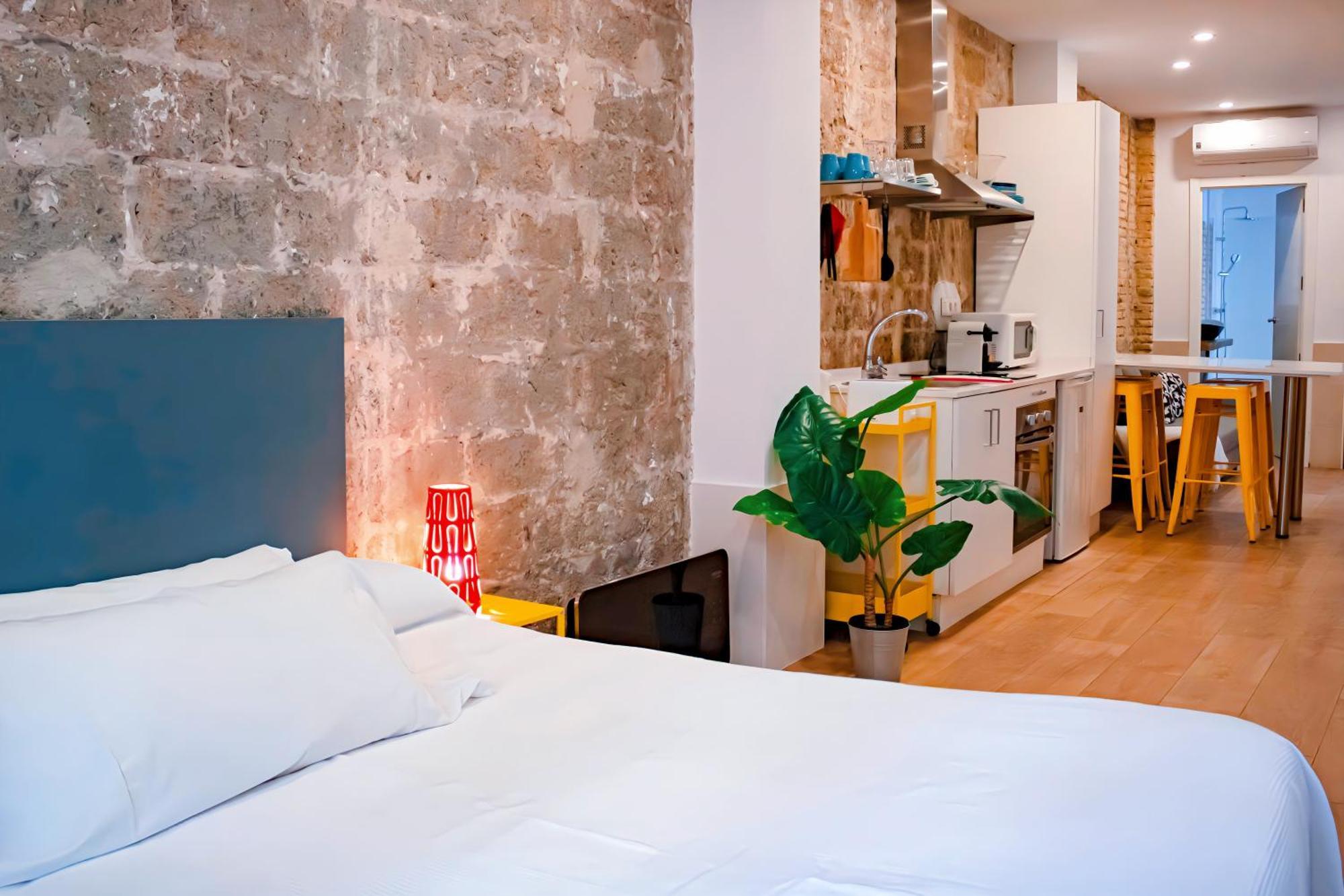 Loft Independiente Con Piscina Compartida En Centro De Valencia Luaran gambar